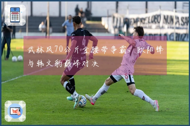 武林风70公斤金腰带争霸，欧阳锋与韩文豹巅峰对决